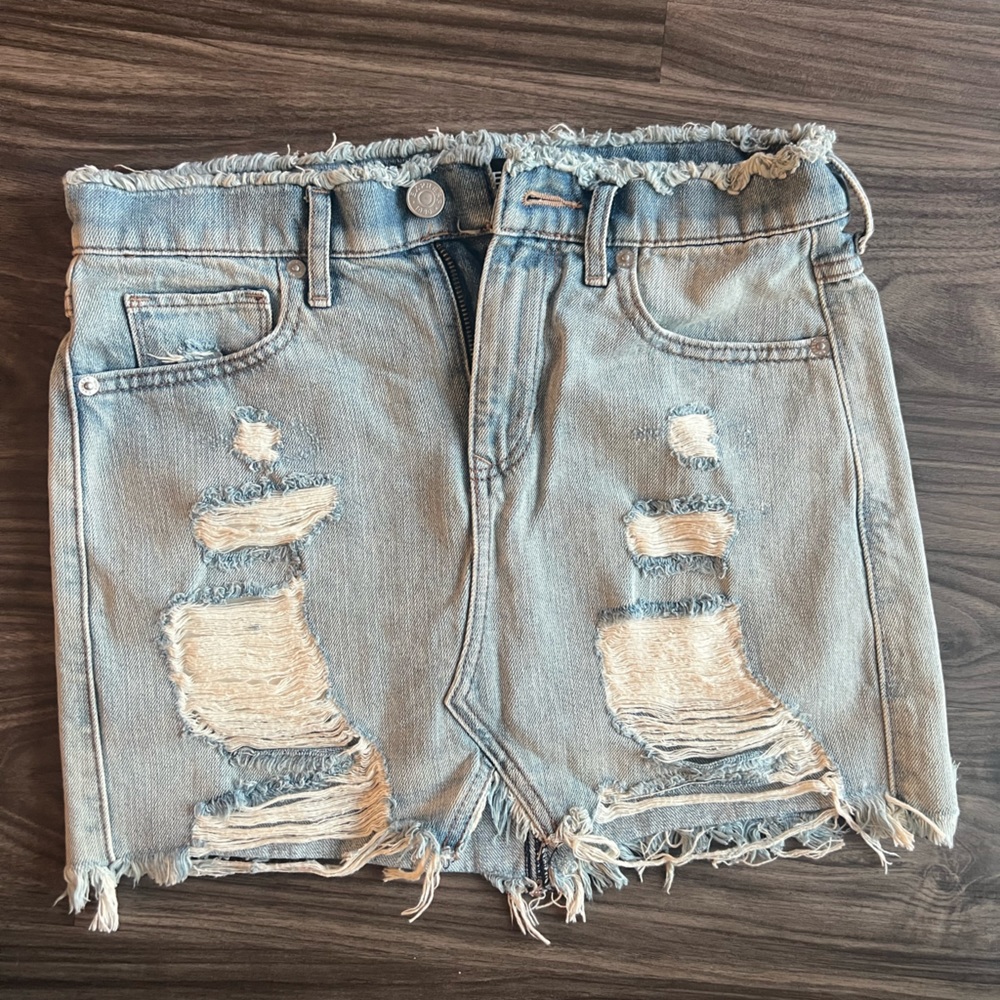 Express denim skirt